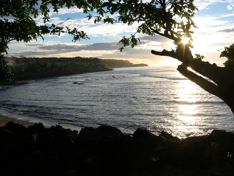 sam09 A view of the coastline on Savai'i island.